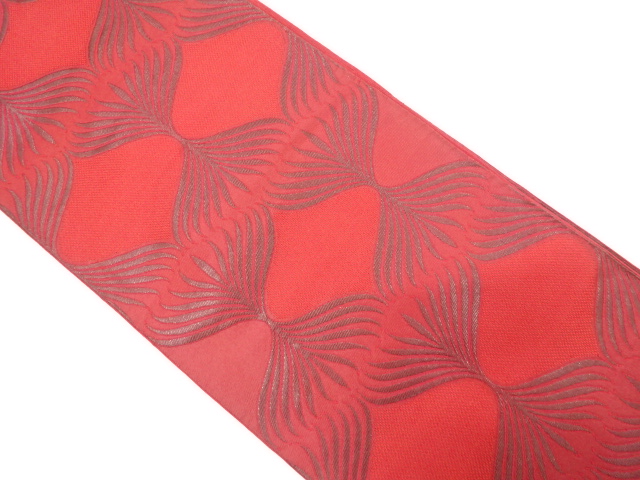 抽象模様織り出し　袋帯